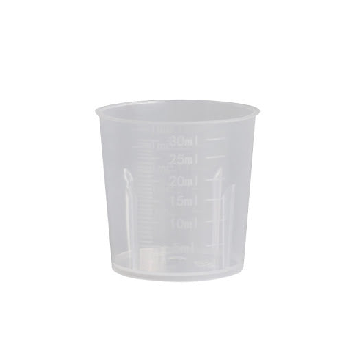 30ml Scaled Plastic Measuring Cup 塑膠量杯 50pcs/set