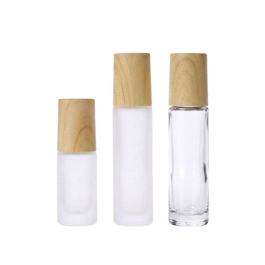 5ml / 10ml Wooden Roll-on Bottle [RWc] 木蓋滾珠香水瓶