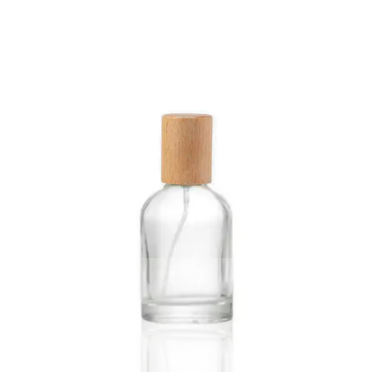 30ml Glass Spray Bottle 透明玻璃噴霧 (木蓋)