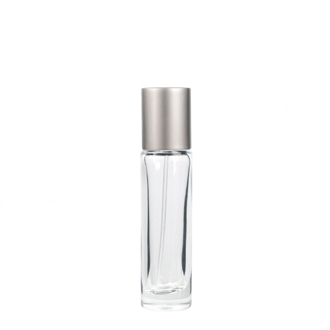 15ml Glass Perfume Bottle 壓蓋式玻璃香水瓶 (銀蓋)