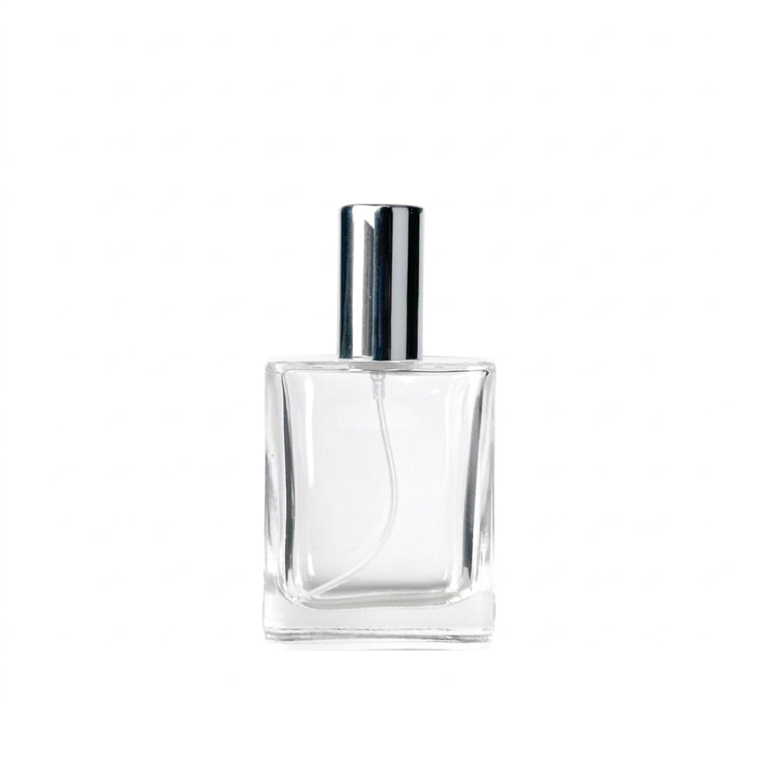 50ml Perfume Bottle [PFm50] 扁平方香水瓶