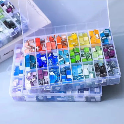 24-Color Mosaic DIY Kit 24色水晶馬賽克片DIY