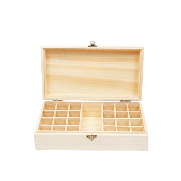 25 Slots Perfume Bottle Storage Wooden Box 25 Slots Perfume Bottle Storage Wooden Box