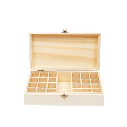 25 Slots Perfume Bottle Storage Wooden Box 25 Slots Perfume Bottle Storage Wooden Box