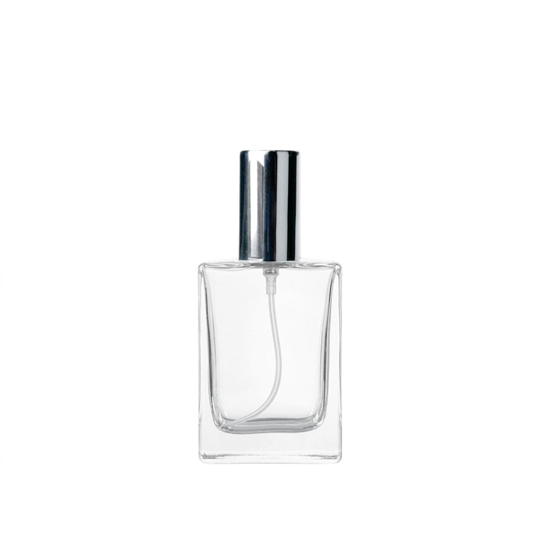 30ml Glass Perfume Bottle [PFm30] 扁平方香水瓶