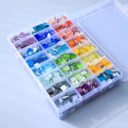 24-Color Mosaic DIY Kit 24色水晶馬賽克片DIY