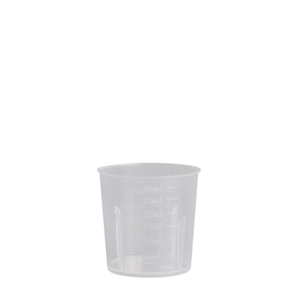 30ml Scaled Plastic Measuring Cup 塑膠量杯 50pcs/set