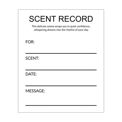 Sticker 貼紙 [ST-CE03] - Scent Record Label 香味記錄貼紙