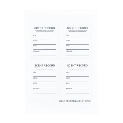 Sticker 貼紙 [ST-CE03] - Scent Record Label 香味記錄貼紙