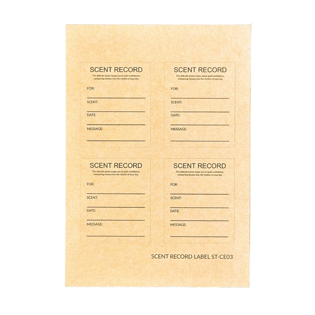 Sticker 貼紙 [ST-CE03] - Scent Record Label 香味記錄貼紙