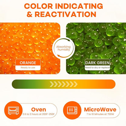 Orange Silica Gel 橙色矽膠防潮珠