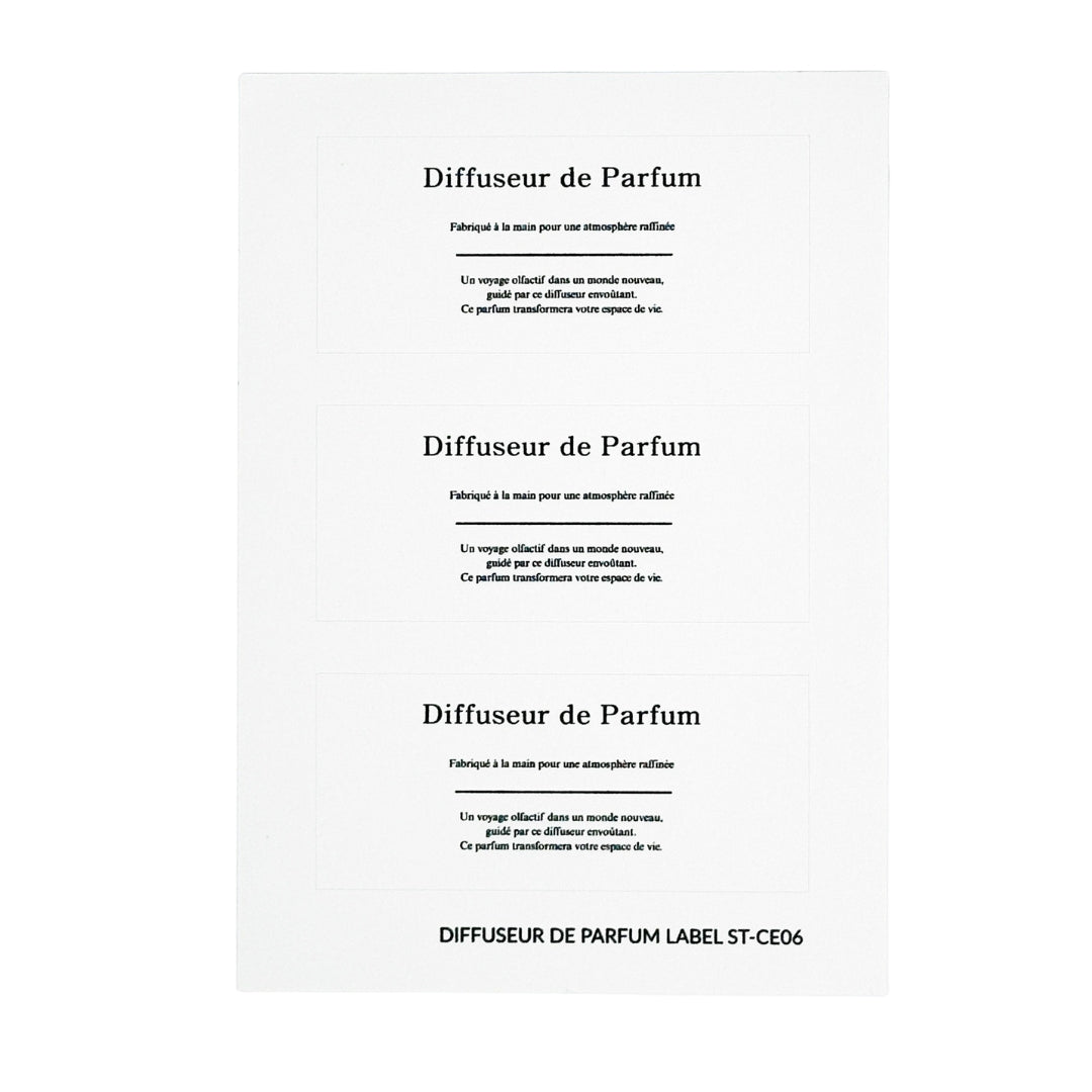 Sticker 貼紙 [ST-CE06] - Diffuser De Parfum Label 擴香瓶貼紙