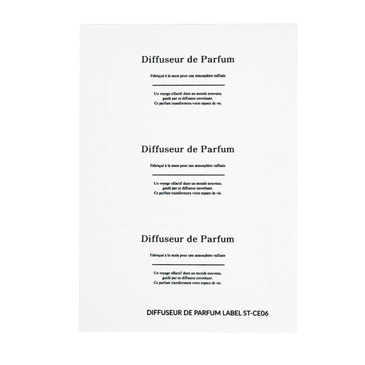 Sticker 貼紙 [ST-CE06] - Diffuser De Parfum Label 擴香瓶貼紙