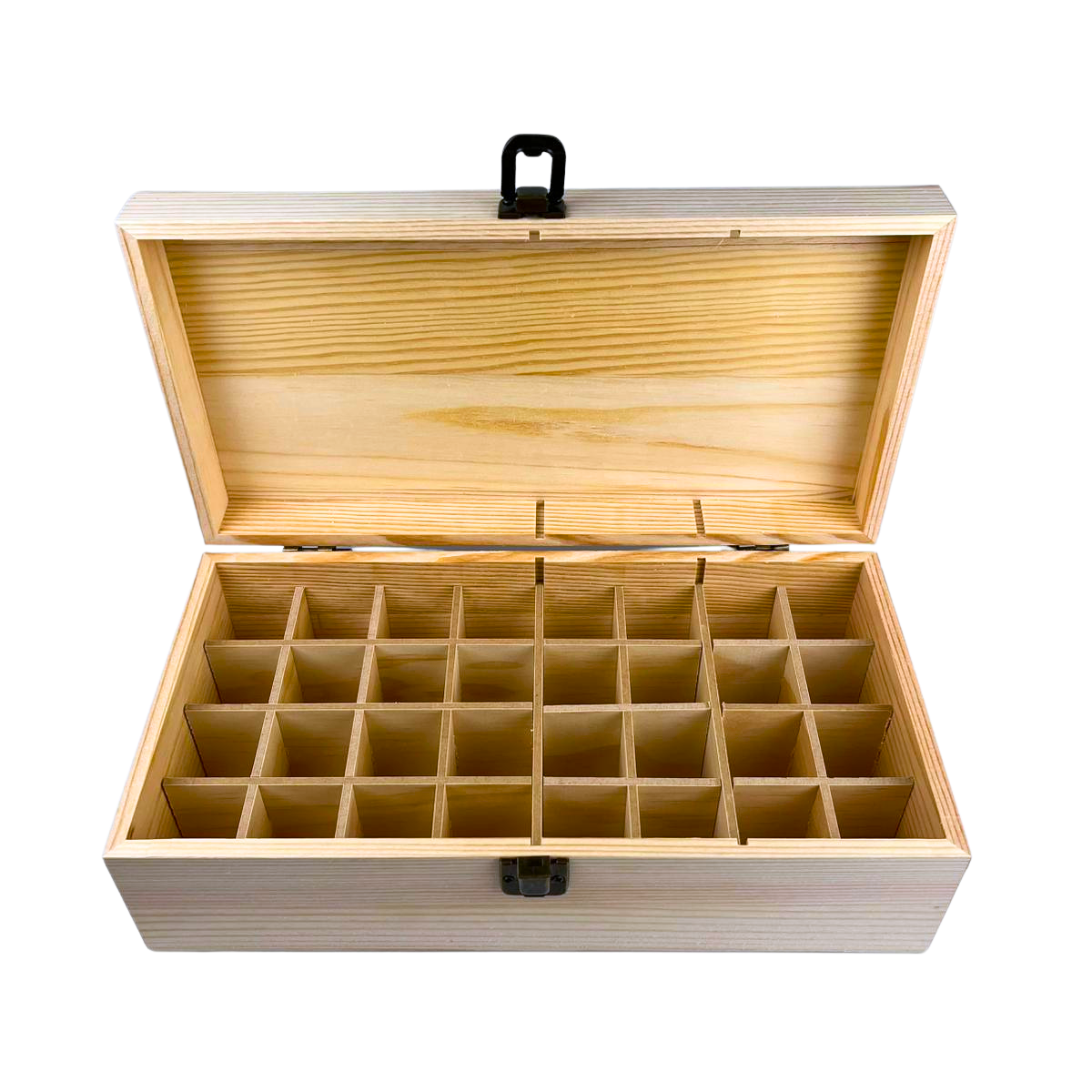 30 Slots Wooden Oil Bottle Storage Box 30 Slots Wooden Oil Bottle Storage Box