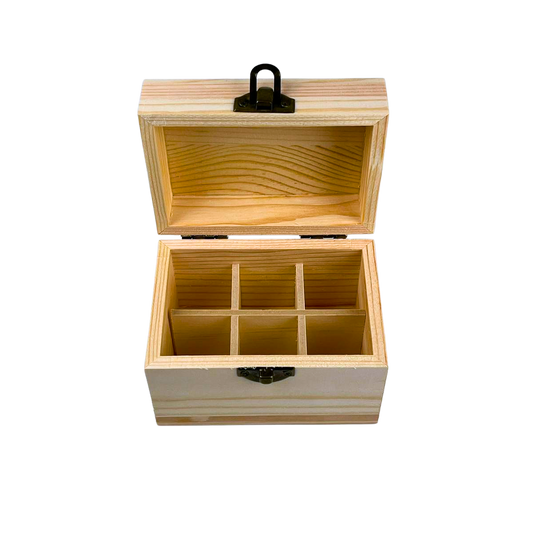 6 Slots Oil Bottle Storage Wooden Box 6格精油瓶收納木盒