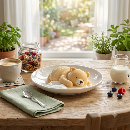 Lying Sleeping Bear Mold 趴睡小熊模具