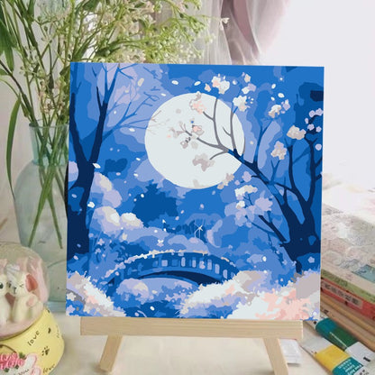 Mont Marte Circle Canvas round canvas oil painting board