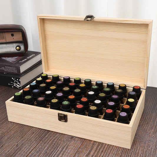 45 Slots Oil Bottle Storage Wooden Box 45格精油瓶收納木盒