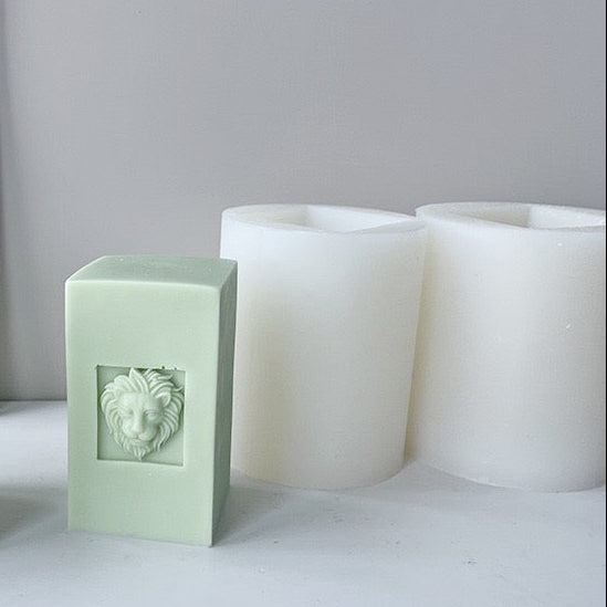 European Double-Sided Lion Pillar Mold 歐式雙面獅子柱模具