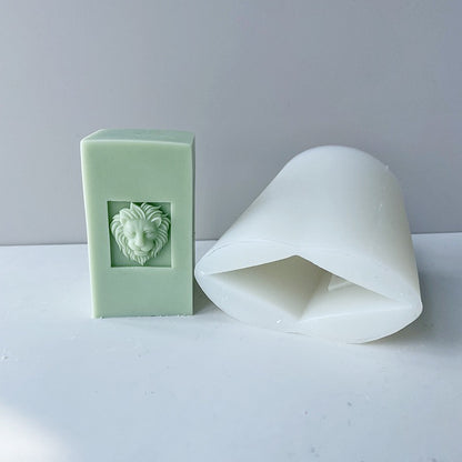 European Double-Sided Lion Pillar Mold 歐式雙面獅子柱模具
