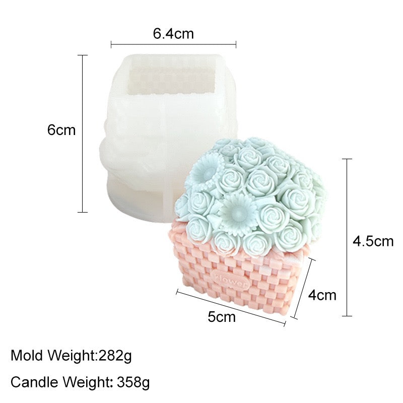 Flower Basket Cake Baking Mold 花籃造型蛋糕烘焙模具