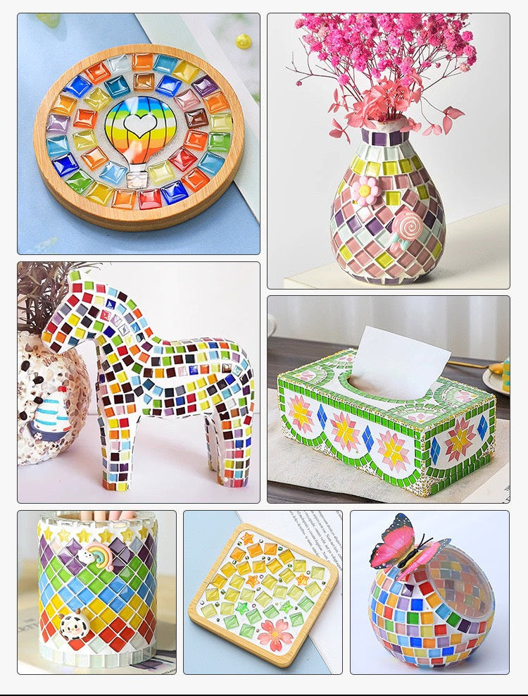 24-Color Mosaic DIY Kit 24色水晶馬賽克片DIY