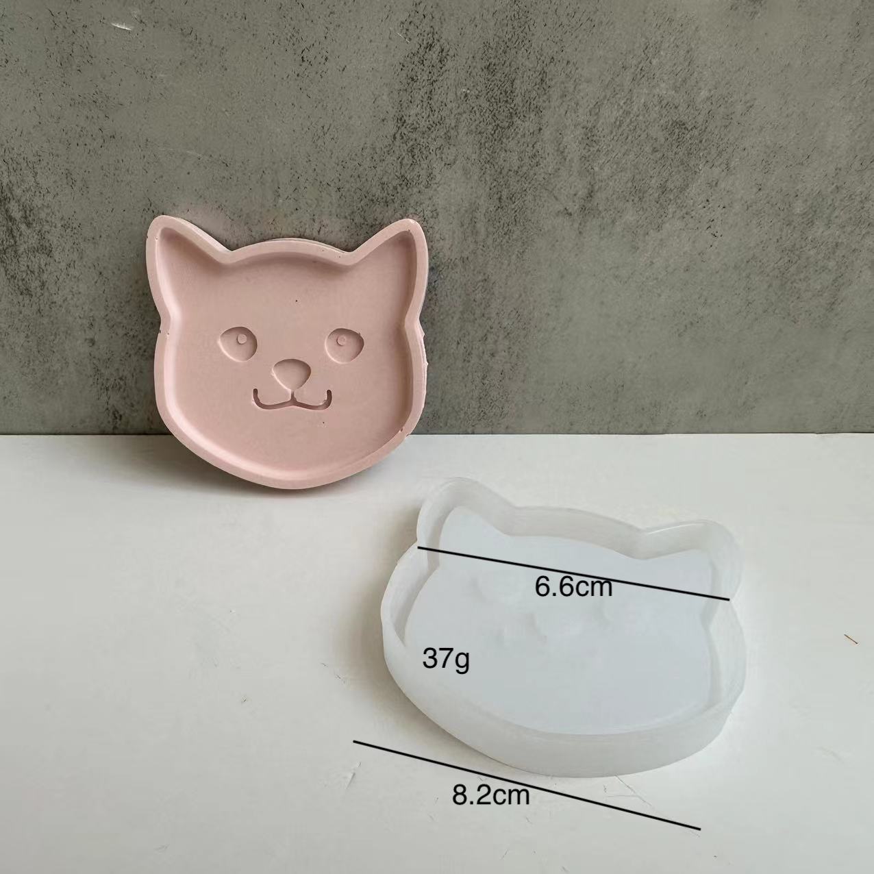 Cat Shaped Tray Mold 貓咪頭部托盤模具