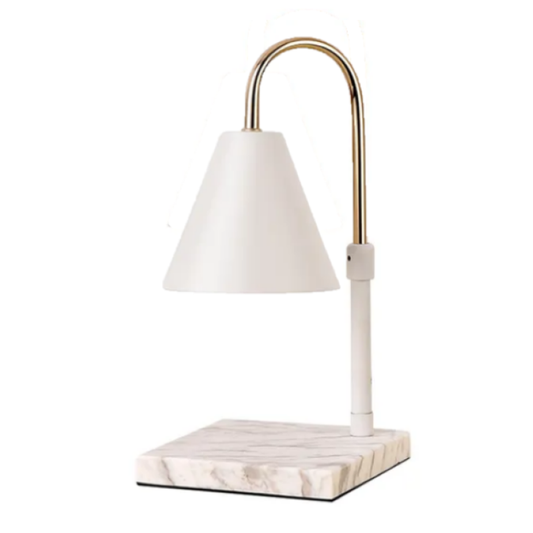 Candle Lamp White (Adjustable) 白色大理石面蠟燭燈 (可調高度)