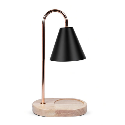 Wood Base Candle Lamp Black 木座黑色融蠟燈