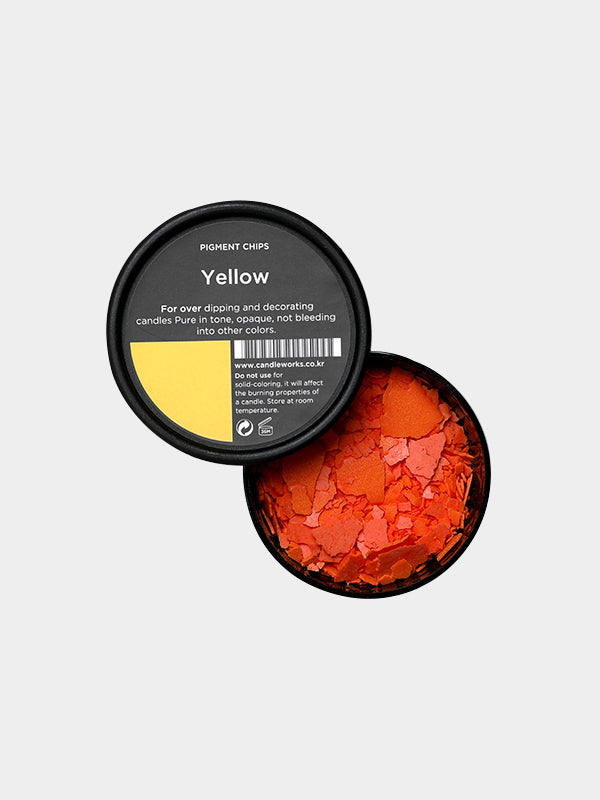 CW - Yellow Pigment Chips 黃顏料片 #A03 – Candle Element