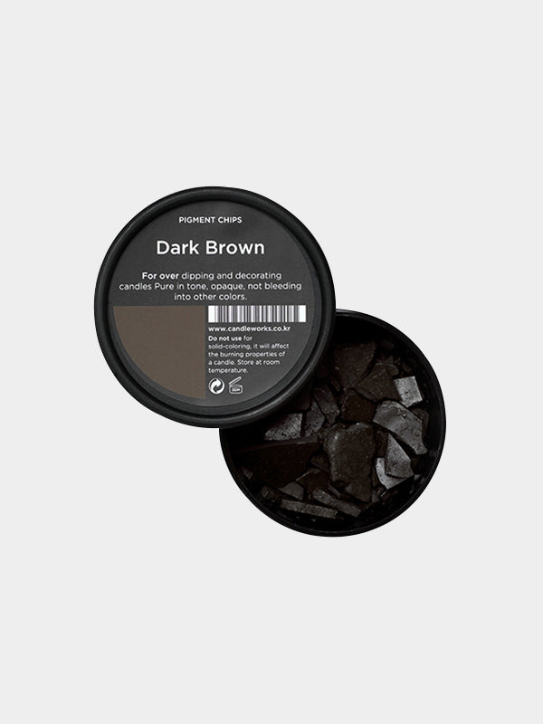 CW - Dark Brown Pigment Chips 深棕顏料片 #B11