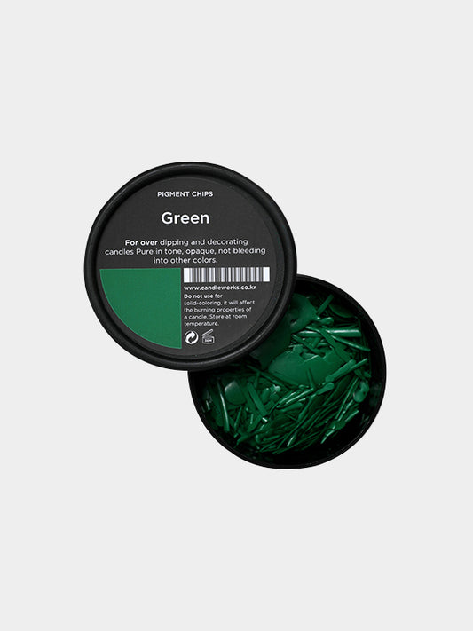 CW - Green Pigment Chips 綠顏料片 #A13