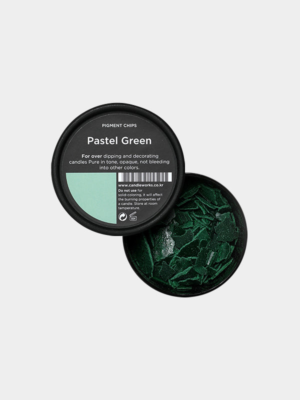 CW - Pastel Green Pigment Chips 淡綠色顏料片 #B08