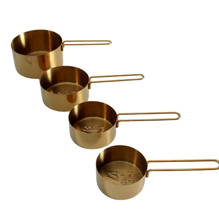 4pcs Gold Stainless Steel Spoon 四件套金色不銹鋼湯匙