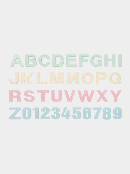 CW - Alphabet & Number Deco Mold (36-cavities)  字母和數字裝飾模具（36 孔）