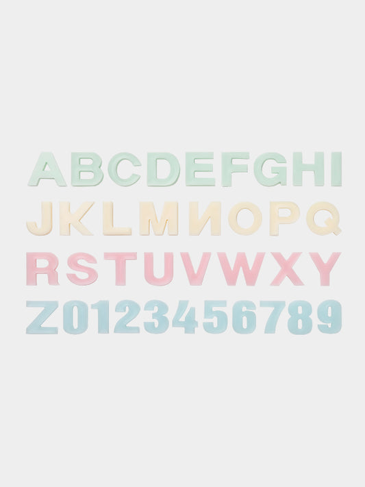 CW - Alphabet & Number Deco Mold (36-cavities)  字母和數字裝飾模具（36 孔）