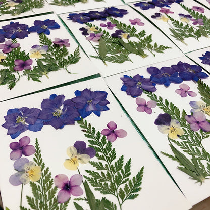 Pressed Dried Flower 壓花乾花包 - (D Purple 紫色)