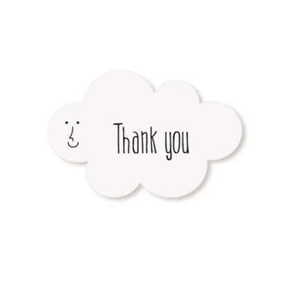 Sticker 貼紙 [ST-N06] - Cloud THANK YOU Sticker 雲朵THANK YOU貼紙