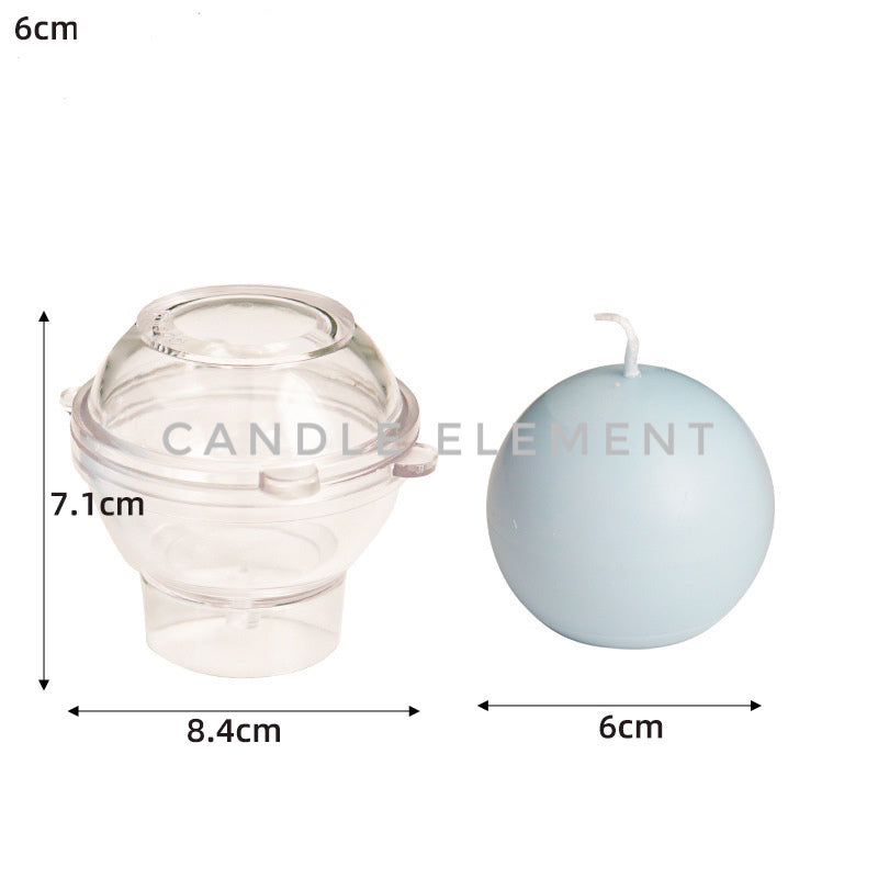 Sphere Mold 球體模 Diameter5-12cm直徑 (星球蠟燭用)