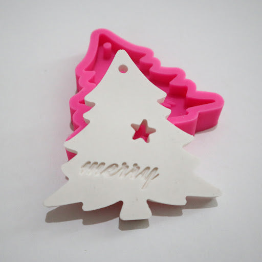 Christmas tree/Bell/Snowflake mold 聖誕樹/噹鈴/雪花掛牌模具