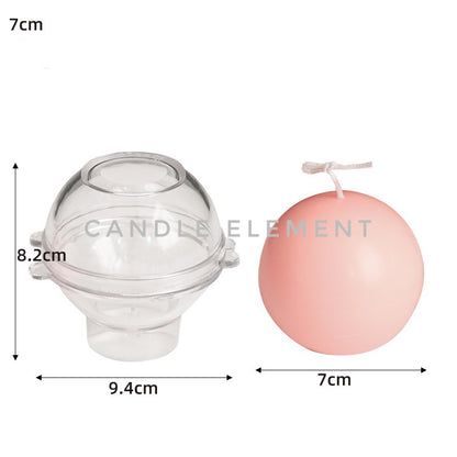 Sphere Mold 球體模 Diameter5-12cm直徑 (星球蠟燭用)
