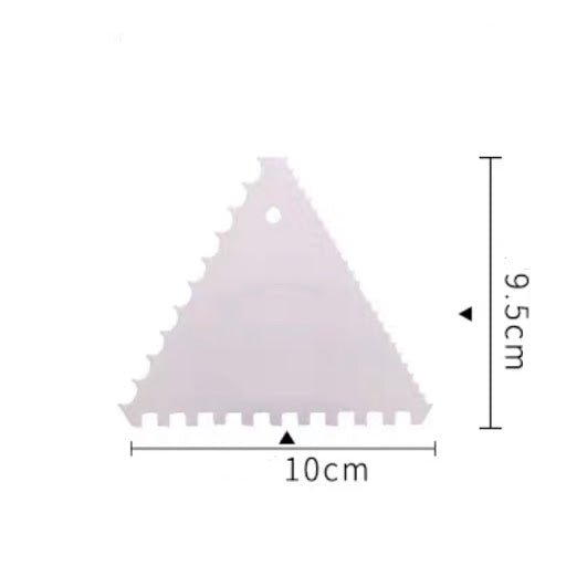 Two Triangle Serrated Scraper (Hard) 三角鋸齒刮板(硬) – Candle Element
