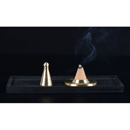 Cone Burner for Incense Powder 香粉用黃銅錐形燃燒器