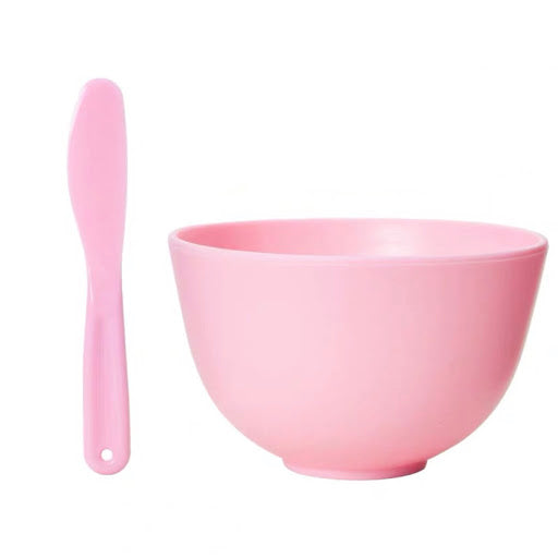 Rubber Bowl & Spatula Set 橡膠碗和刮刀套裝 (石膏)