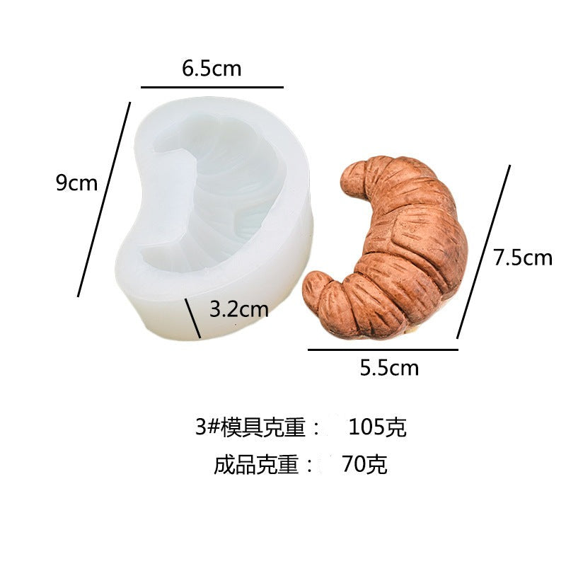 Curved Croissant Mold 羊角包模具
