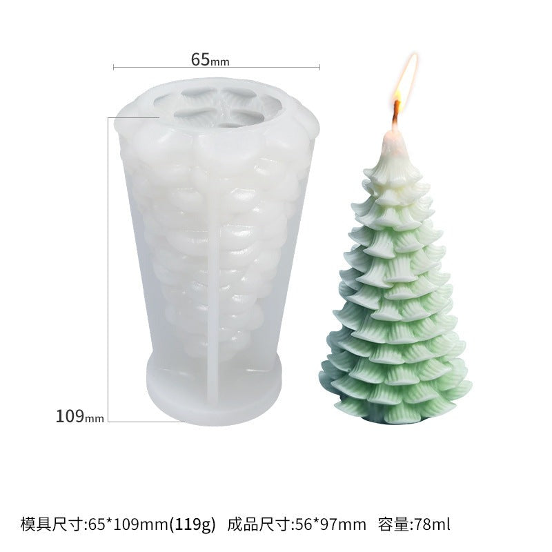 Small Christmas tree mold No.1 小聖誕樹模具 - 薄款整件/厚款兩組件