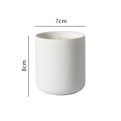 200ml White Ceramic Tumbler 白色陶瓷杯