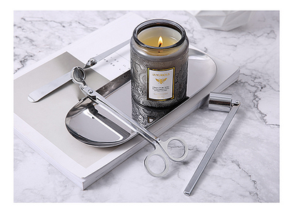 Candle Accessories Set 蠟燭配件套裝 - Silver銀色