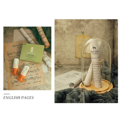Vintage paper photoprops (Text) 復古拍攝道具 (文字款 6張)