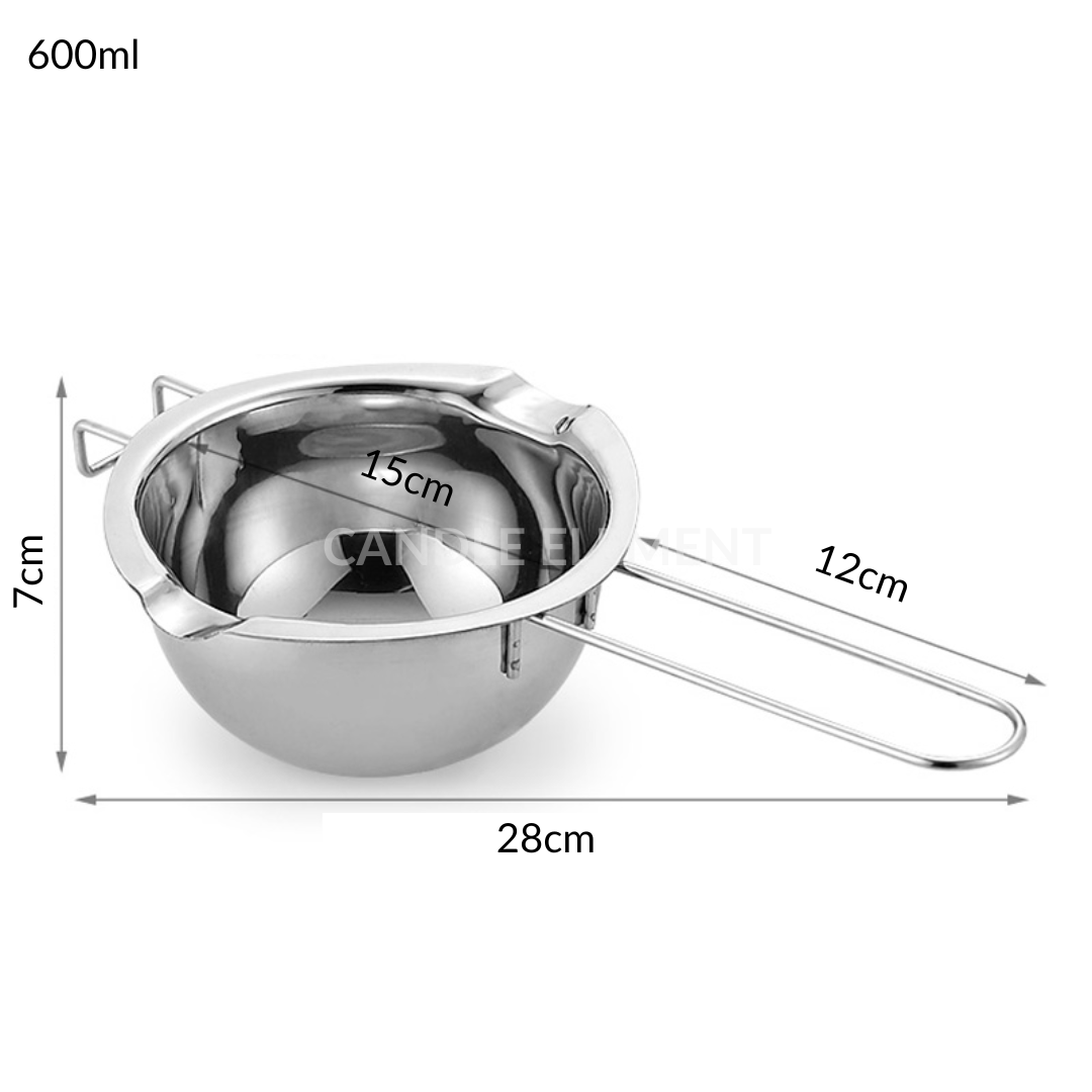 600ml Stainless steel melting pot 不銹鋼融蠟鍋